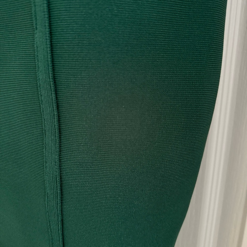 Fashion Nova Hunter Green Bodycon Midi Dress Bustier NWT Size XL Party Cocktail - Picture 7 of 9
